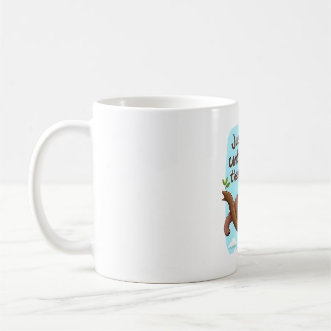 Mug Funny Sloth on a Tree � Just Make It to Friday Ove (Gauche)