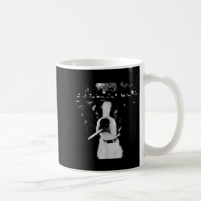 Mug Funny Smoking Dog Meme  (Droite)
