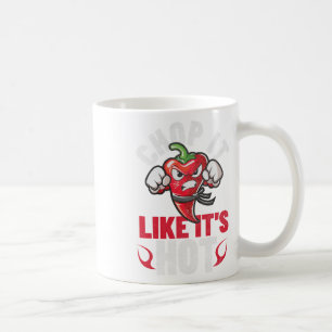 Mug Funny Spicy Chili Karate Design Chili Poivre Humou