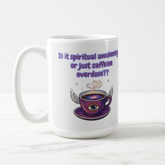 Mug Funny spiritual awakening (Gauche)