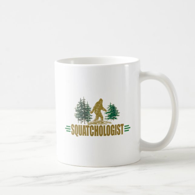 Mug Funny Squatchologite| Sasquatch Believer's (Droite)
