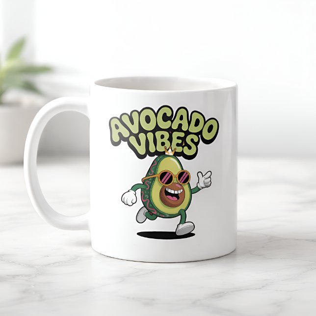 Mug Funny Sunglasses Avocado (Créateur téléchargé)