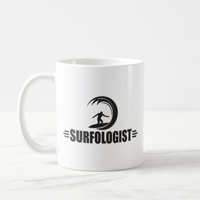 Mug Funny Surf (Gauche)