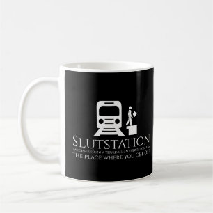 Mug Funny Swedish Pun Slutstation Terminus Endstation