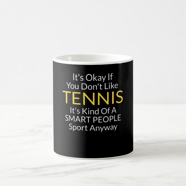 Mug Funny Tennis Cote Accessoire et cadeau (Centre)