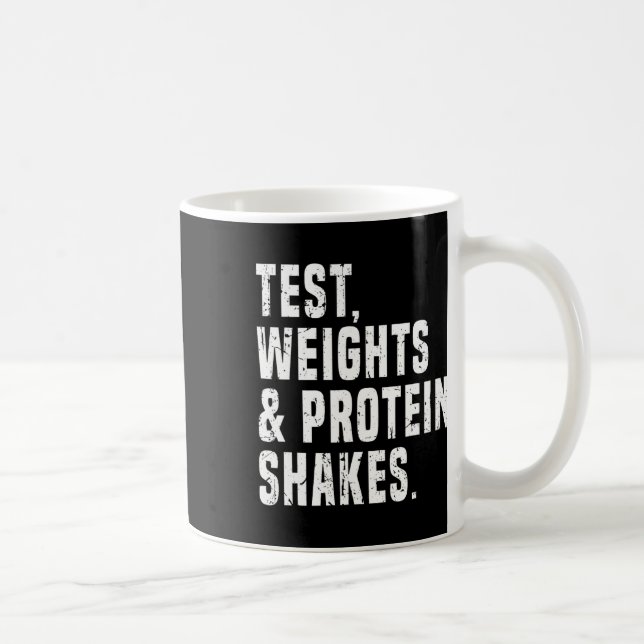 Mug Funny Testosterone Test Steroid Humour Bodybuildin (Droite)