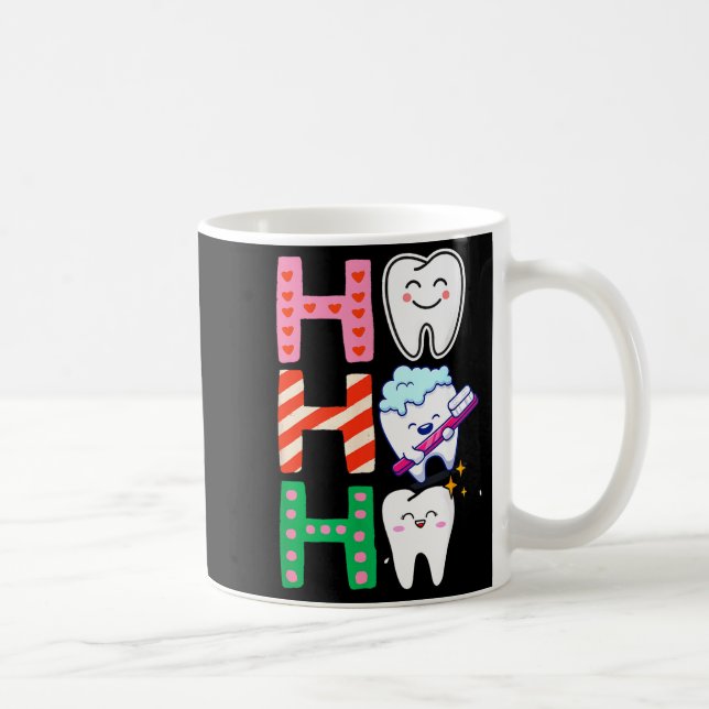 Mug Funny Tooth Christmas Dentist Xmas Dental Istant H (Droite)