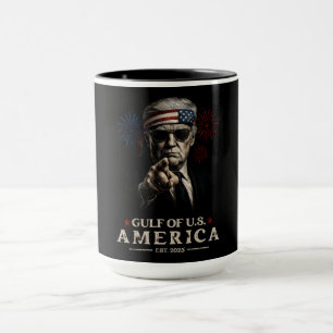 Mug Funny Trump Golfe Des USA Amérique 2025 4 juillet