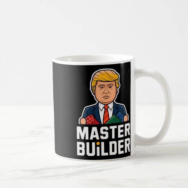 Mug Funny Trump Master Builder Blocs Cadeau (Droite)