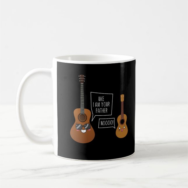 Mug Funny Ukulele Player Humour de musique de guitare (Gauche)