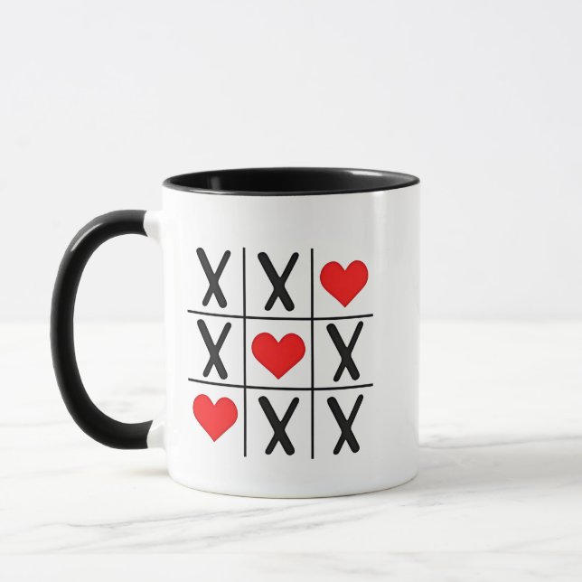 Mug Funny Valentine Hearts Coules Correspondant Amateu (Gauche)