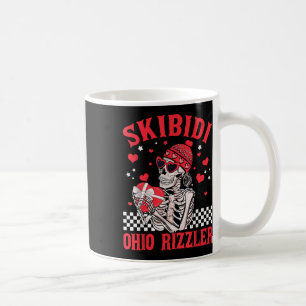 Mug Funny Valentines Day Skibidi Ohio Rizzler Heart Sk
