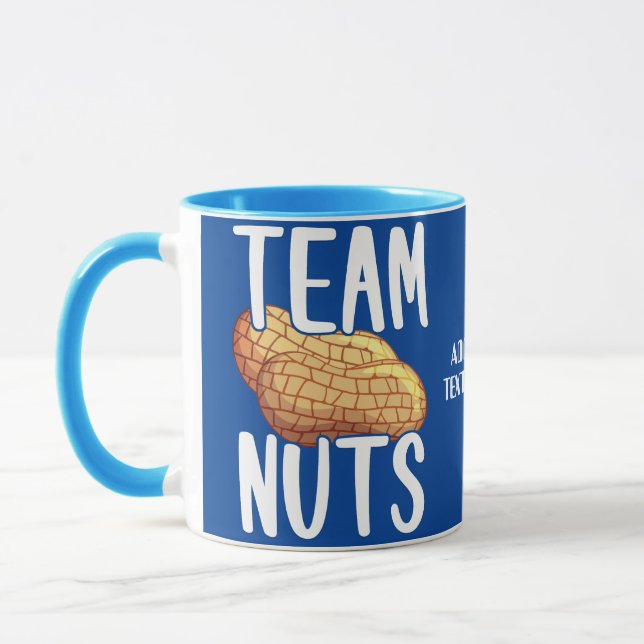 Mug Funny Valentines Team Nuts Cadeau Pour Lui (Gauche)