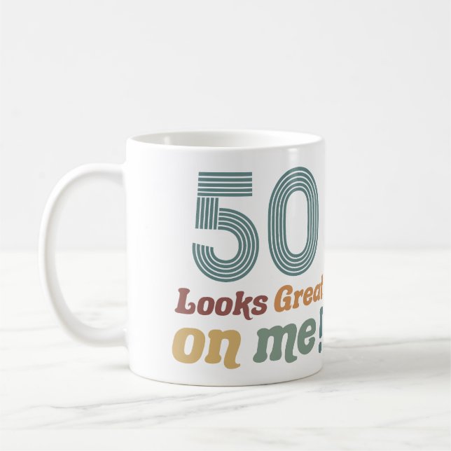 Mug Funny Vintage 50e anniversaire (Gauche)