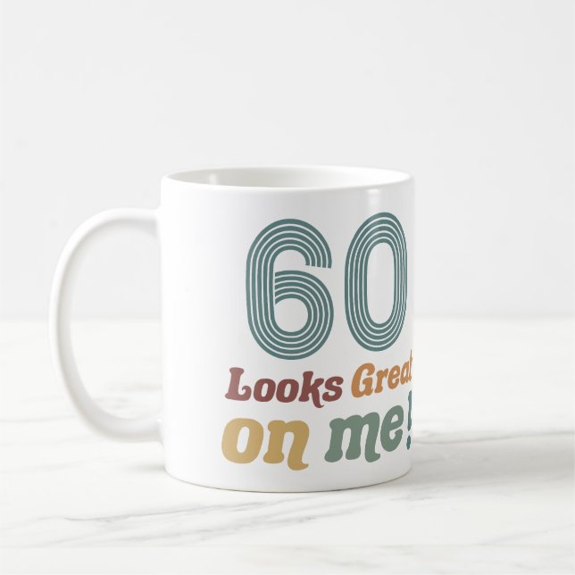 Mug Funny Vintage 60e anniversaire (Gauche)