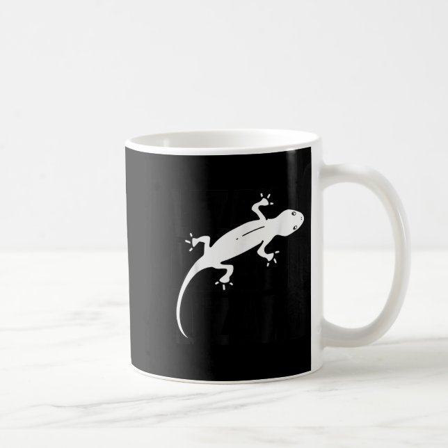 Mug Funny Weirdcore Lizard Lizard Mème Animal W (Droite)
