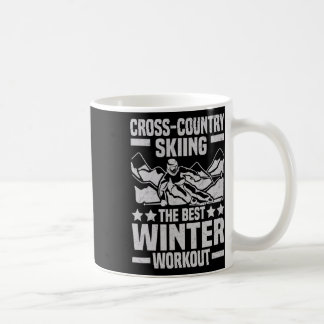 Mug Funny Winter Sport Snow Ski de fond Aspa