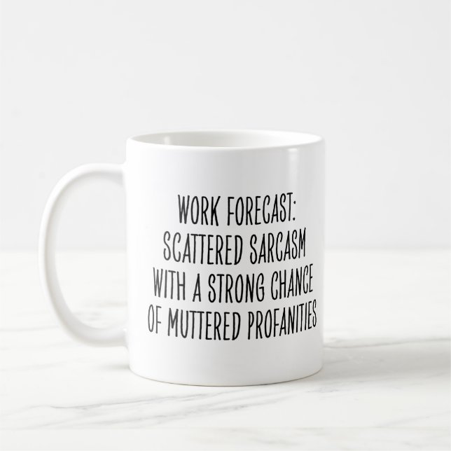 Mug Funny Workplace Humor Sarcasm Profanities Coworker (Gauche)