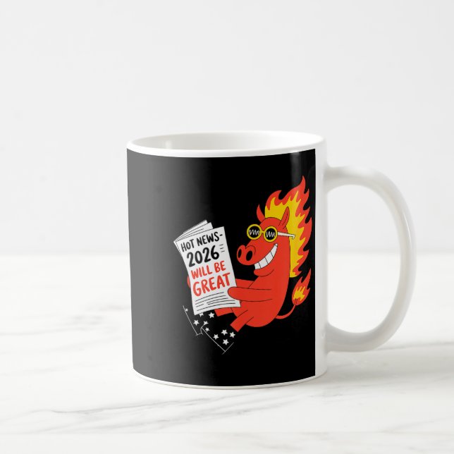 Mug Funny Year Of The Horse – Chinese Zodiac New Year  (Droite)