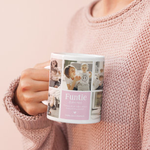 Mug Funtie Photo Collage Définition Jolie Tante Modern