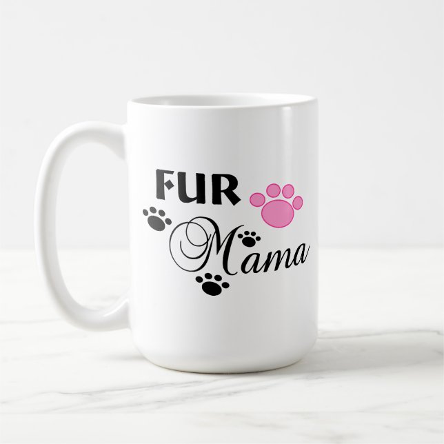 Mug Fur Mama Avec Musique Rose Paw (Gauche)