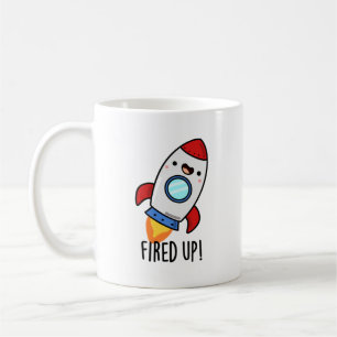 Mug Furée Funny Rocket Pun