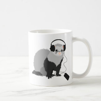 Mug Furet drôle de mélomane