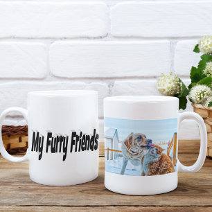 Mug Furry Friends Photo Chat et Chien