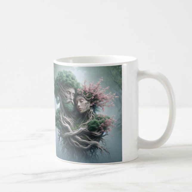 Mug fusão homem e natureza (Droite)
