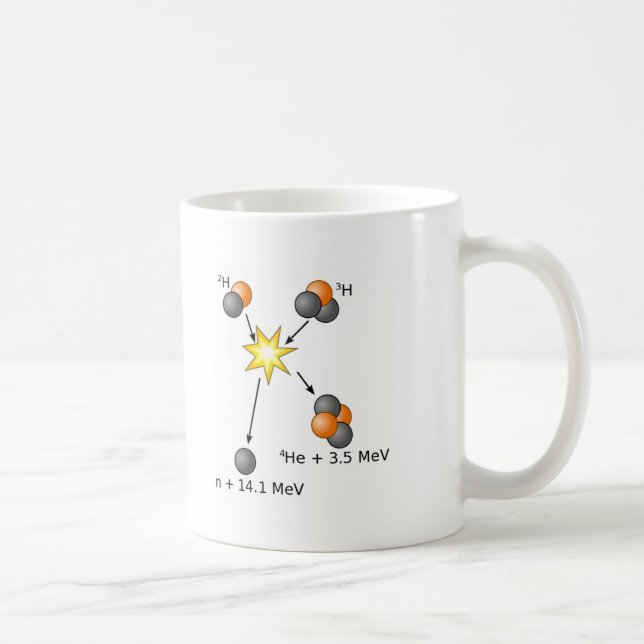 Mug Fusion de tritium de deutérium (Droite)