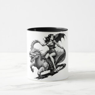 Mug Fusion d'Imaginaire rétro : Épouse à cheval de Dra