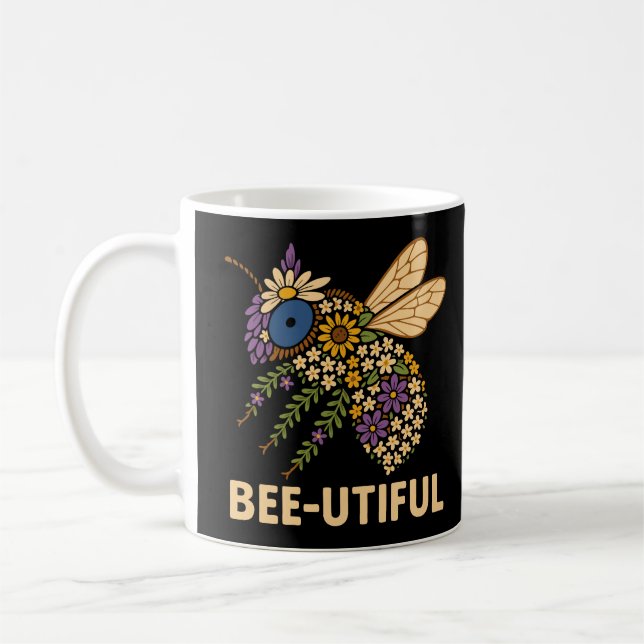 Mug Fusion florale abeille (Gauche)
