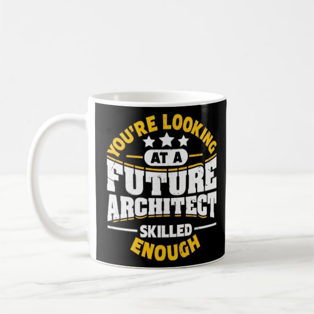Mug Futur Architecte Costume Architecture Toddler Adul (Gauche)