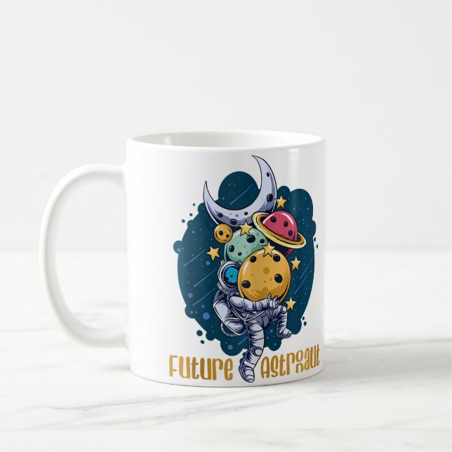 Mug Futur astronaute conçu pour un astronaute expert A (Gauche)