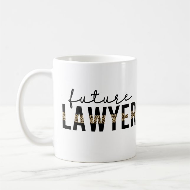 Mug Futur cadeau étudiant de la faculté de droit de l' (Gauche)