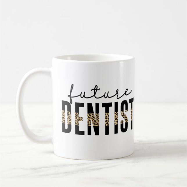 Mug Futur Dentiste Étudiant Dentaire En Formation (Gauche)