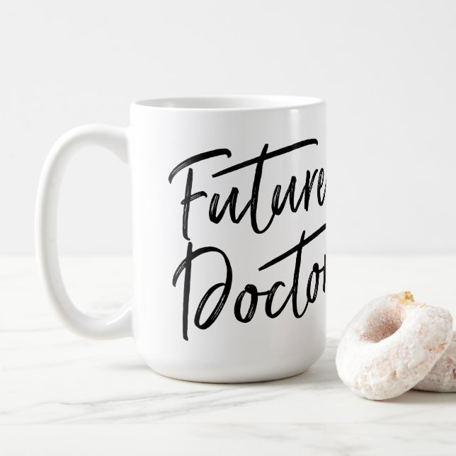 Mug Futur docteur manuscrit (Avec donut)