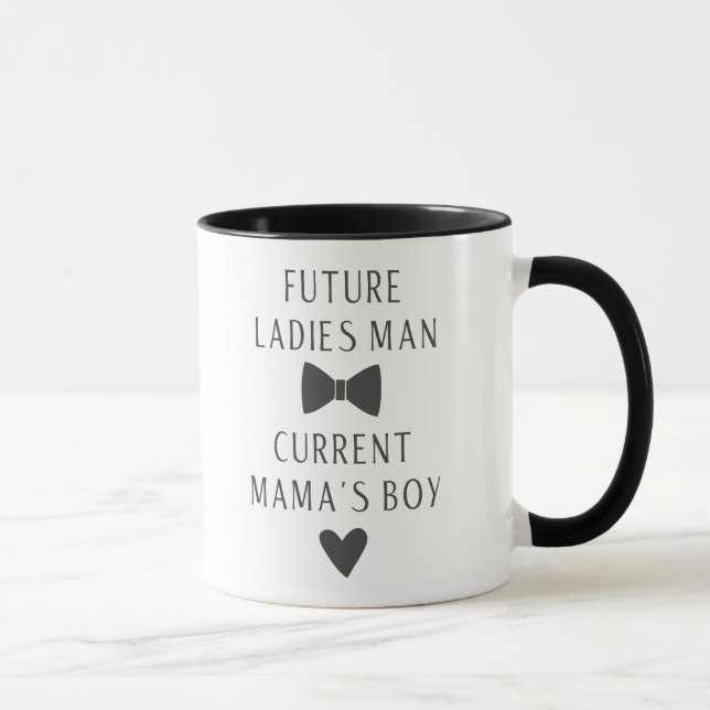 Mug Futur Don Juan Actuel Fils à Maman (Droite)