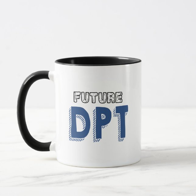 Mug Futur DPT - Drôle Doctor of Physical Therapy (Gauche)