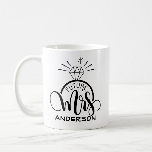 Mug Futur(e) Mme - Engagement personnalisé (Gauche)