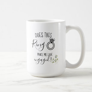 Mug Futur Fiançailles Ring Feuilles de verdure