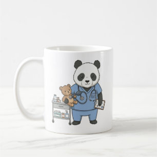 Mug Futur infirmier Panda : étudiant en médecine adora