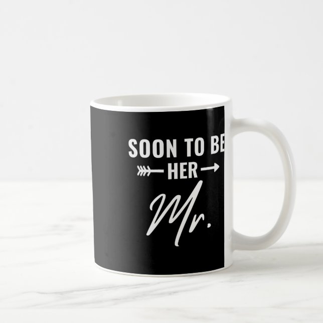 Mug Futur marié qui sera bientôt son mari futur époux  (Droite)