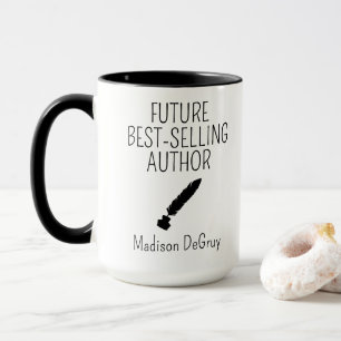 Mug Futur Meilleur Cadeau Auteur De Vente Pour Un Nouv