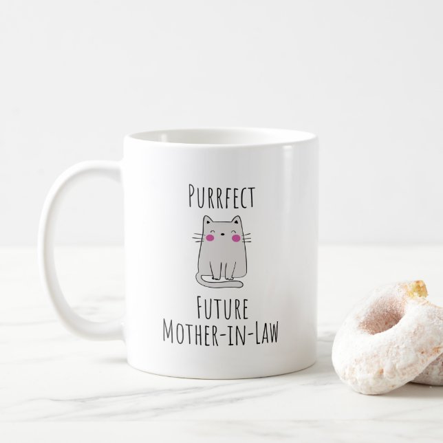 Mug Futur Mère en droit Nouvelle Mère en droit (Avec donut)