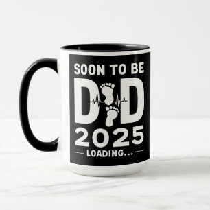 Mug Futur Papa Prévu 2025 Nouveau Papa À Venir 