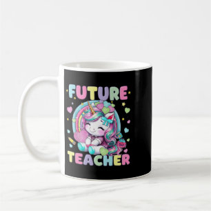 Mug Futur professeur de licorne mignonne Création de c