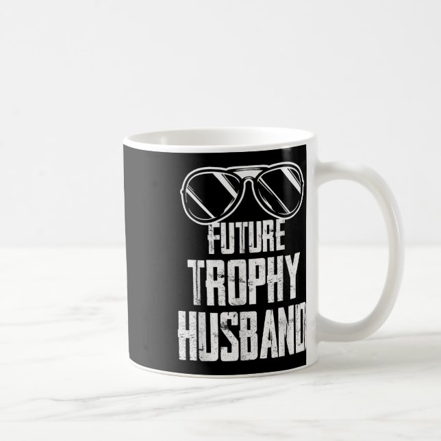 Mug Futur Trophée Fiancé Marié à Devenir Mari Célibata (Droite)