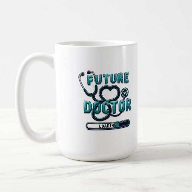 Mug Future Doctor Loading - Cadeau étudiant Médicale (Gauche)