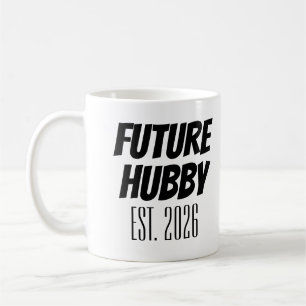 Mug Future Hubby Est. 2024 Je viens de marier nouveau